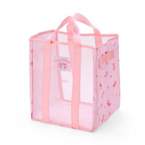 Hello Kitty My Melody Mesh Storage Tote (Medium) Pink | USA_HK48672