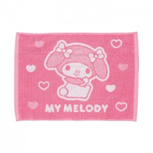Hello Kitty My Melody Mini Cotton Bath Mat Pink | USA_HK81162