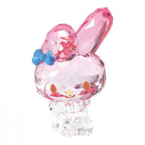 Hello Kitty My Melody Mini Facets Figurine Pink | USA_HK15707