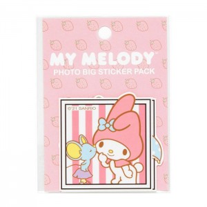 Hello Kitty My Melody Photo Big Sticker Pack Pink | USA_HK82357