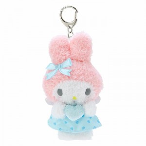 Hello Kitty My Melody Plush Keychain Mascot (Dreaming Angel Series Pt 2) Pink / Blue | USA_HK86525