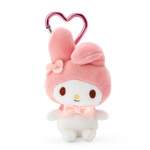 Hello Kitty My Melody Plush Mascot All My Heart Keychain Pink | USA_HK74324