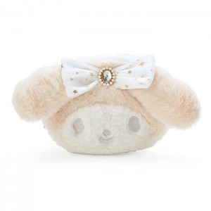 Hello Kitty My Melody Plush Zipper (Winter Star Series) White | USA_HK22603