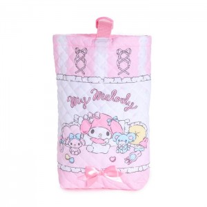 Hello Kitty My Melody Quilted Small Travel Bag (Frills & Lace Series) Pink | USA_HK94637