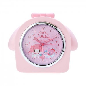 Hello Kitty My Melody Snooze-n-Stop Talking Alarm Clock Pink | USA_HK41165