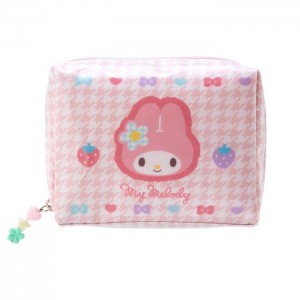 Hello Kitty My Melody Zipper (Floral Houndstooth Series) Pink | USA_HK25154