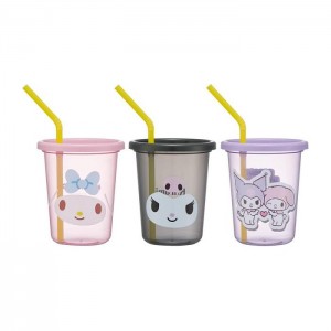 Hello Kitty My Melody & Kuromi Complete Tumbler 3pc Set Multicolor | USA_HK66901