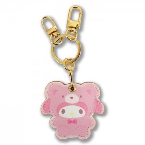 Hello Kitty My Melody x Sonix AirTag Keychain (Latte Bears) Pink | USA_HK21829