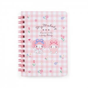 Hello Kitty My Sweet Piano Compact Ruled Notebook Pink | USA_HK66788