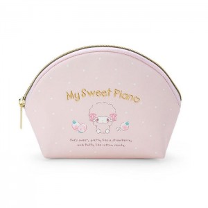 Hello Kitty My Sweet Piano Crescent Zipper Pink | USA_HK87132