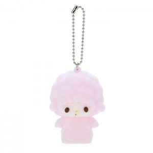 Hello Kitty My Sweet Piano Flocked Keychain Mascot Purple | USA_HK94917