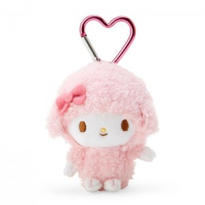 Hello Kitty My Sweet Piano Plush Mascot All My Heart Keychain Pink | USA_HK74528