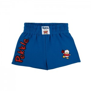 Hello Kitty Pekkle x Dumbgood Puff Print Boxing Short Blue | USA_HK28863