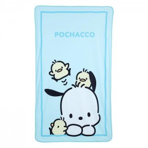 Hello Kitty Pochacco Cool and Comfy Throw Blanket Blue | USA_HK62243