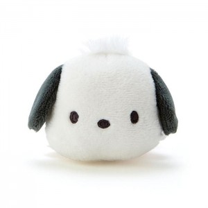 Hello Kitty Pochacco Plush Hair Clip White / Black | USA_HK45885
