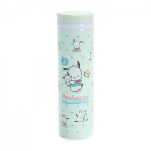 Hello Kitty Pochacco Stainless Steel Bottle Green | USA_HK43805