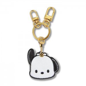 Hello Kitty Pochacco x Sonix AirTag Keychain White / Black | USA_HK52007
