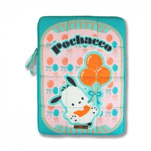 Hello Kitty Pochacco x Sonix Puffy Laptop Sleeve Green | USA_HK73521