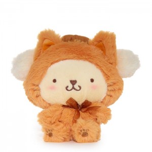 Hello Kitty Pompompurin 6" Kitten Mascot Plush Brown | USA_HK19259