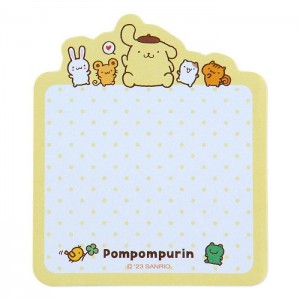 Hello Kitty Pompompurin Besties Sticky Notes Yellow | USA_HK36236