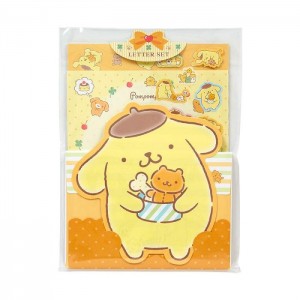 Hello Kitty Pompompurin Classic Letter Set Yellow | USA_HK16761