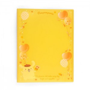 Hello Kitty Pompompurin File Folder Collect Book Yellow | USA_HK92573