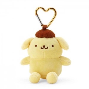 Hello Kitty Pompompurin Plush Mascot All My Heart Keychain Yellow | USA_HK15691