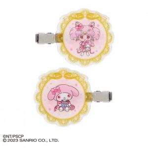 Hello Kitty Pretty Guardian Sailor Moon Cosmos Hair Clips (My Melody) Pink | USA_HK79699