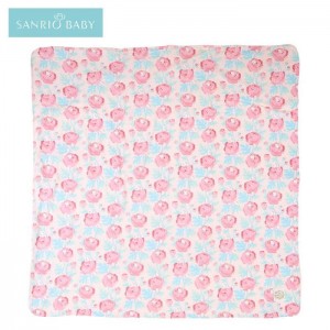 Hello Kitty Sanrio Baby Organic Cotton Hello Kitty Swaddle Blanket Pink | USA_HK22950