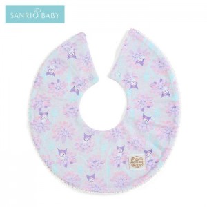 Hello Kitty Sanrio Baby Organic Cotton Kuromi Bib Purple | USA_HK79877