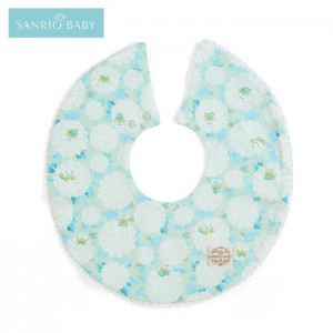Hello Kitty Sanrio Baby Organic Cotton Keroppi Bib Blue | USA_HK83158