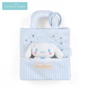 Hello Kitty Sanrio Baby Sensory Soft Book Blue / White | USA_HK29535