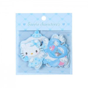 Hello Kitty Sanrio Characters 17-pc Sticker Pack (Dreaming Angel Series Pt 2) Blue | USA_HK80840