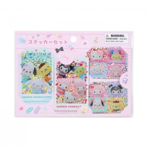 Hello Kitty Sanrio Characters 28-pc Sticker Sheet (Sanrio Academy Series) Pink | USA_HK38669