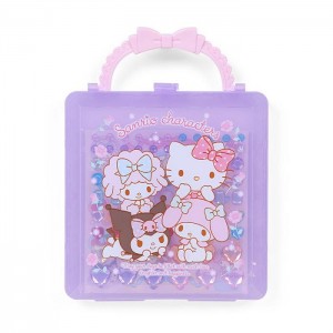 Hello Kitty Sanrio Characters Mini Coloring & Sticker Set Purple | USA_HK79175