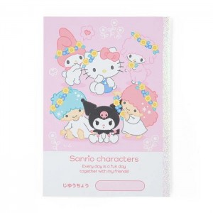 Hello Kitty Sanrio Characters Notebook (Pink) Pink | USA_HK16156