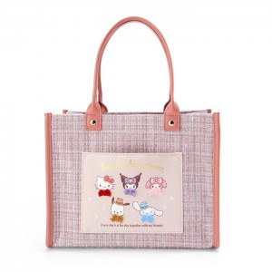 Hello Kitty Sanrio Characters (Winter Tweed Series) Pink | USA_HK90071
