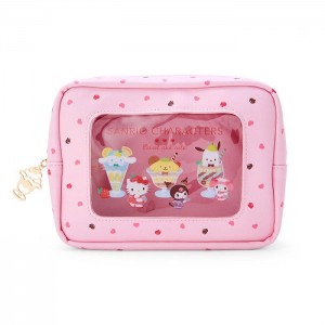 Hello Kitty Sanrio Characters Zipper (Parfait Shop Series) Pink | USA_HK97412