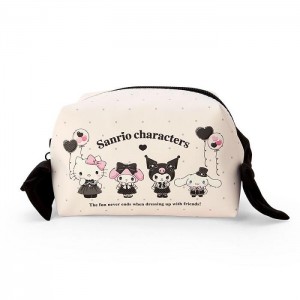 Hello Kitty Sanrio Characters Zipper (Pretty Party Series) Cream | USA_HK51547