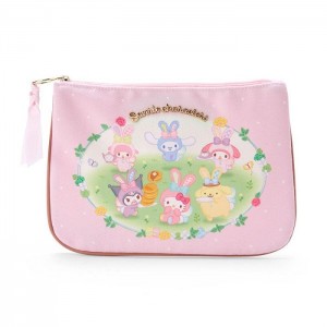 Hello Kitty Sanrio Characters Zipper (Spring Things Series) Pink | USA_HK16451