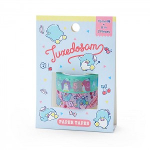 Hello Kitty Tuxedosam 2-Piece Washi Tape Set Blue | USA_HK10538