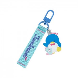 Hello Kitty Tuxedosam Logo Keychain (Sanrio Character Award Series) Blue | USA_HK18547