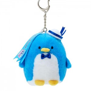 Hello Kitty Tuxedosam Plush Mascot Keychain (45th Birthday Design Series) Blue | USA_HK49804