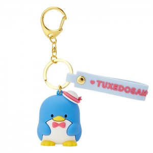 Hello Kitty Tuxedosam Signature Keychain Blue | USA_HK17432