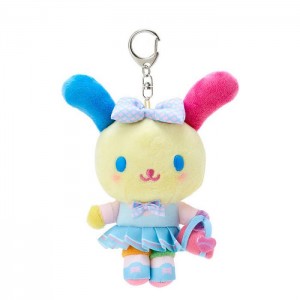 Hello Kitty U*SA*HA*NA Plush Mascot Keychain (Sanrio Academy Series) Blue / Yellow | USA_HK37365