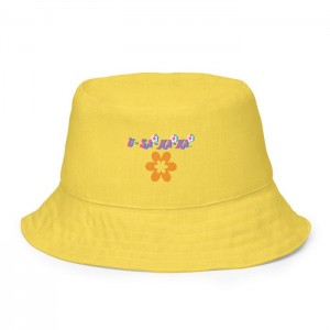 Hello Kitty U*SA*HA*NA Pool Party Reversible Bucket Hat Yellow | USA_HK51030